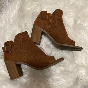 Target open toe Ankle Booties